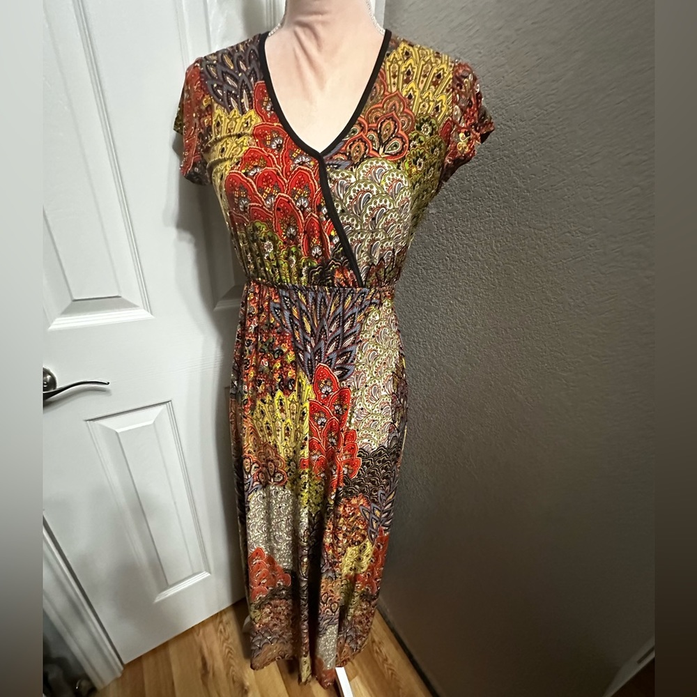 Dream Dance Boho print Sequin Dress